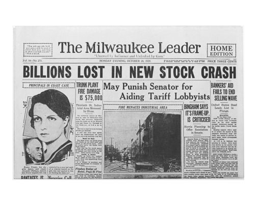 1929 Stock Market Crash