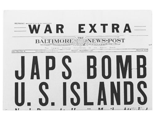 Japs Bomb Pearl Harbor